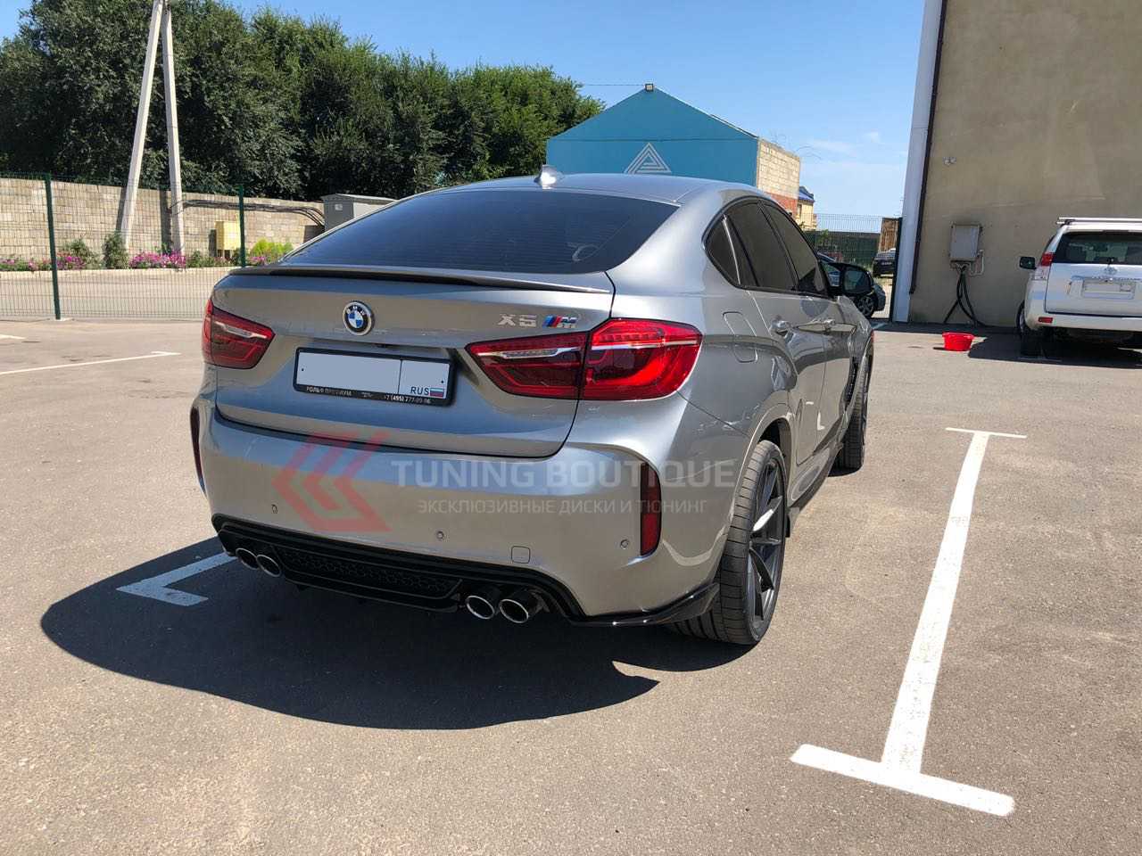 BMW X6M и 21" диски Vorsteiner V-FF109 Carbon Graphite фото 1